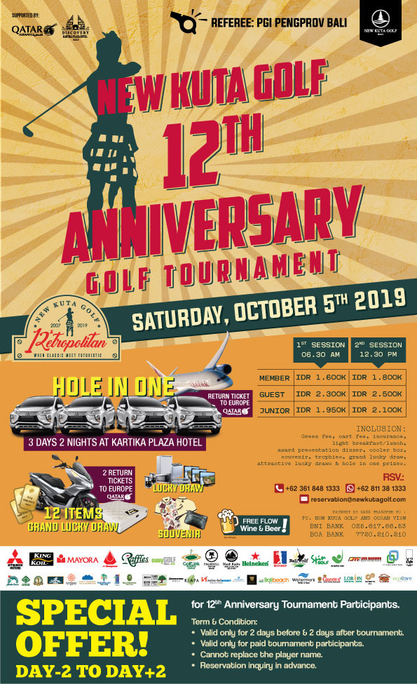 12 Anniversary New Kuta Golf 