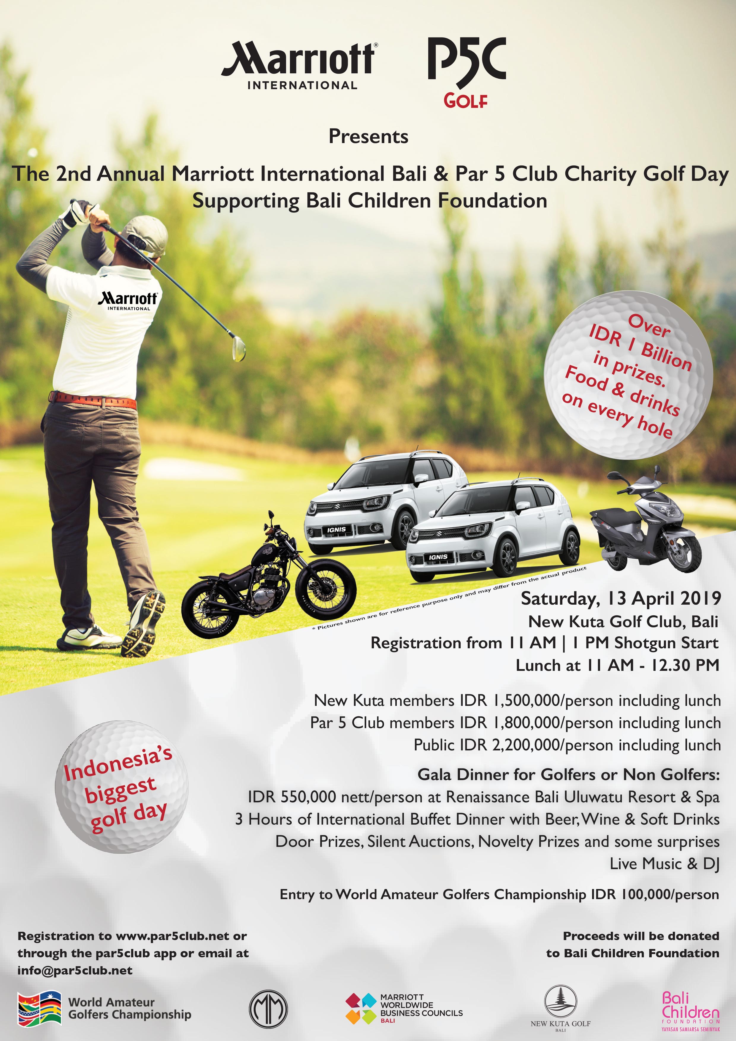 2nd Annual Marriott Hotels & Resorts Bali Golf Event