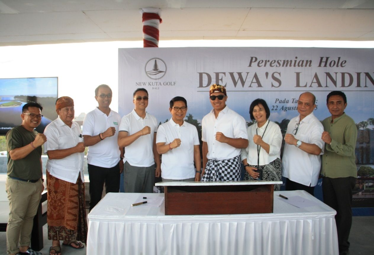 Press Release - KOMISARIS PT. NEW KUTA GOLF & OCEAN VIEW RESMIKAN HOLE 17 TERBARU "DEWA'S LANDING"