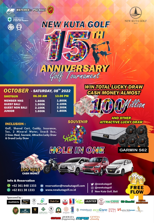 15th Anniversary New Kuta Golf