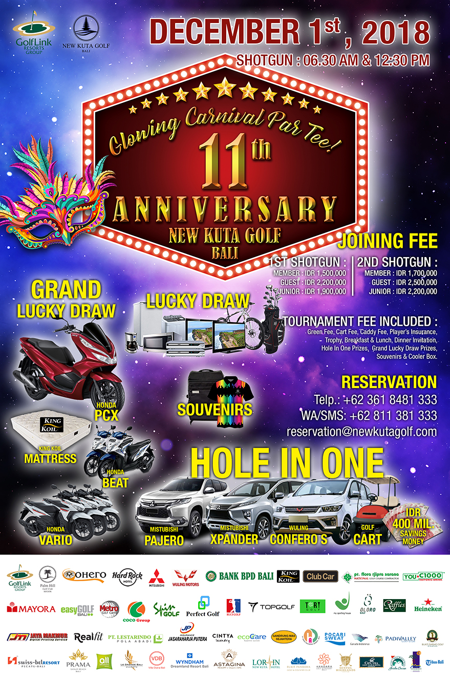 11th Anniversarry New Kuta Golf