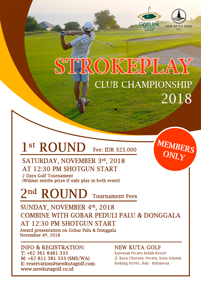 Strokeplay  Club Championship 2018